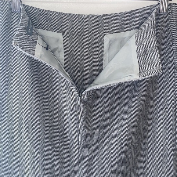 Alexander McQueen Fleece Wool Split Hem Pencil Skirt Sz 40 - Picture 6 of 8